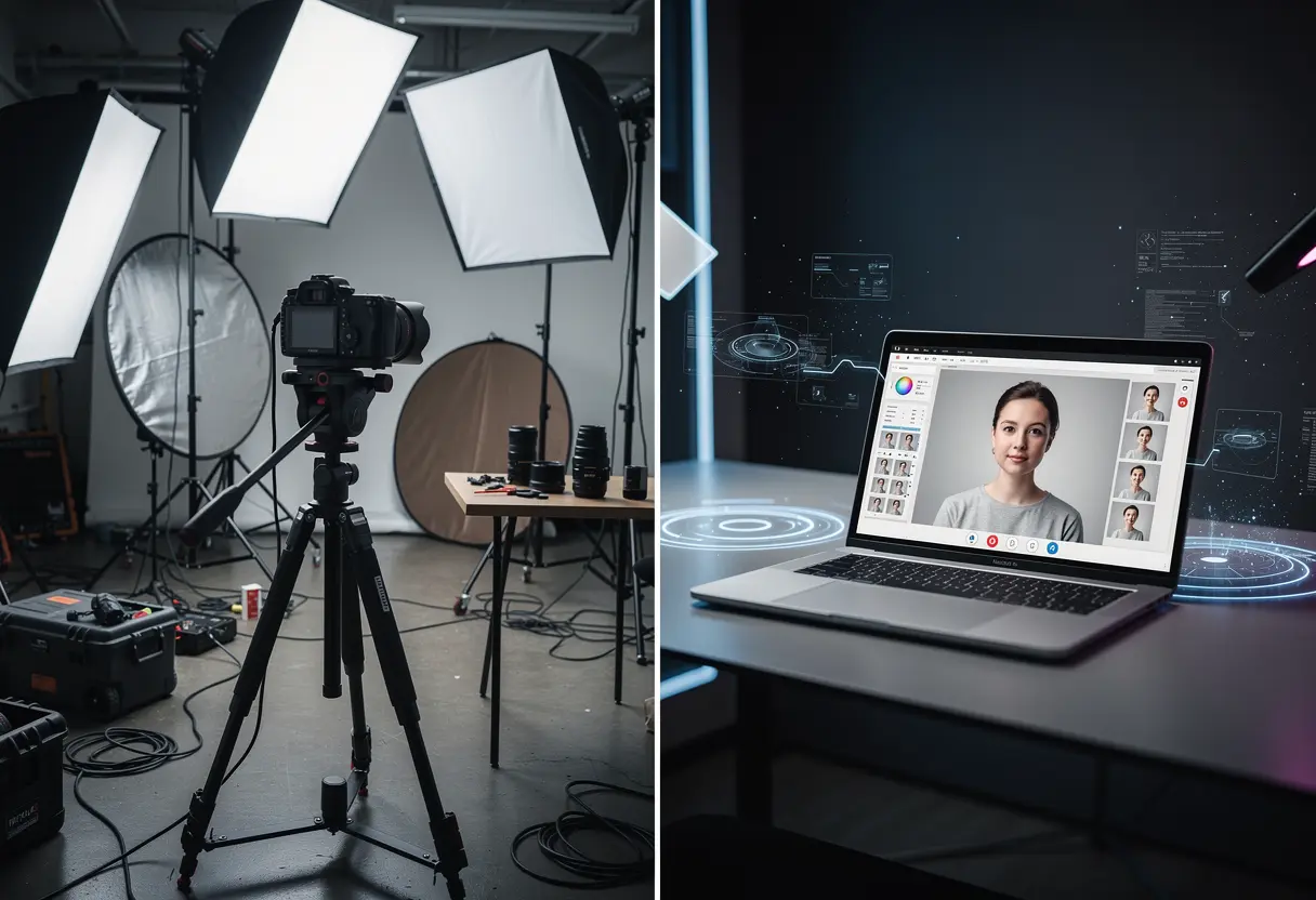 AI vs Traditional Photography Comparison