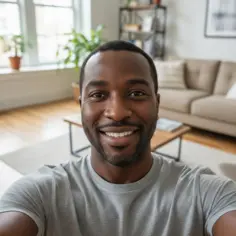 Casual selfie example